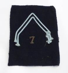 Patte de col 7&deg; R&eacute;giment de Hussards. AFN 1956-1959.