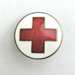 Insigne en &eacute;mail de la Croix Rouge