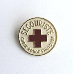 Insigne de Secouriste Croix Rouge Fran&ccedil;aise Mourgeon