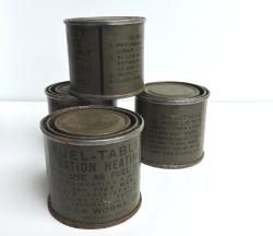 Boite Fuel-tablet ration heating  Rations C WW2