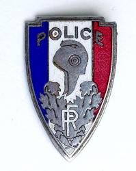 Insigne de k&eacute;pi  Police Nationale 1944-1966 Email.