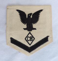 Insigne de Quartier Maitre U.S.N.  CB Seabees