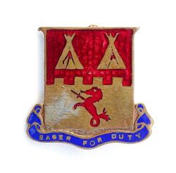 Distinctive insignia  157th Field Artillery Regiment. 45th Div. Operation Dragoon  Pin back WW2