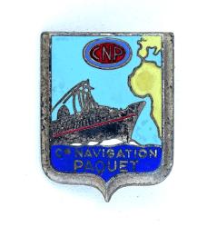Insigne Marine marchande C.N.P. Navigation Paquet