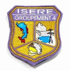 Insigne  Sapeurs Pompiers Is&egrave;re Groupement 4