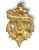 Insigne Transmissions des Troupes Fran&ccedil;aises en Extr&ecirc;me-Orient Drago H.534 Eclat